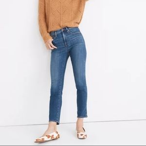Like new Madewell Stovepipe Roadtripper Jeans in Leman Wash